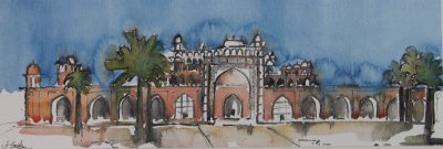 Akhbar's Tomb, Agra, India